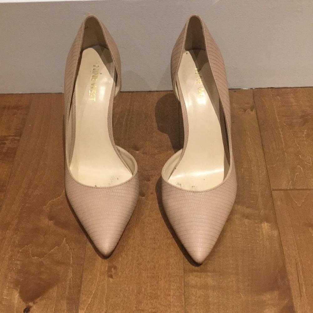 Nine West textured heels